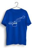 Break Free Graphic Printed Blue Tshirt
