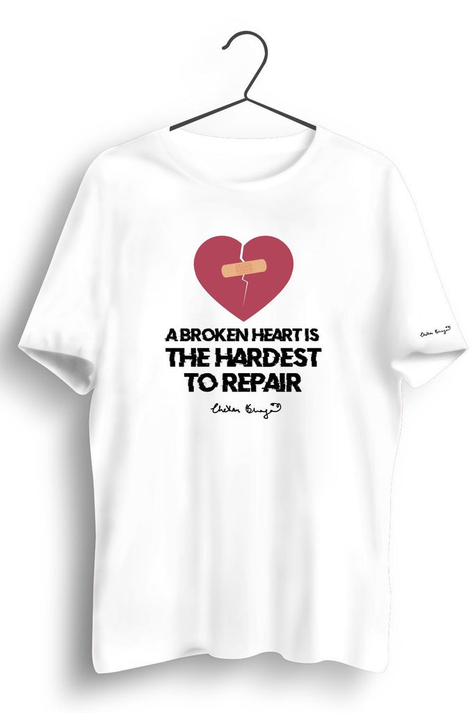 Broken Heart Graphic Printed Tshirt
