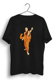 Chanakya Graphic Printed Black Tshirt