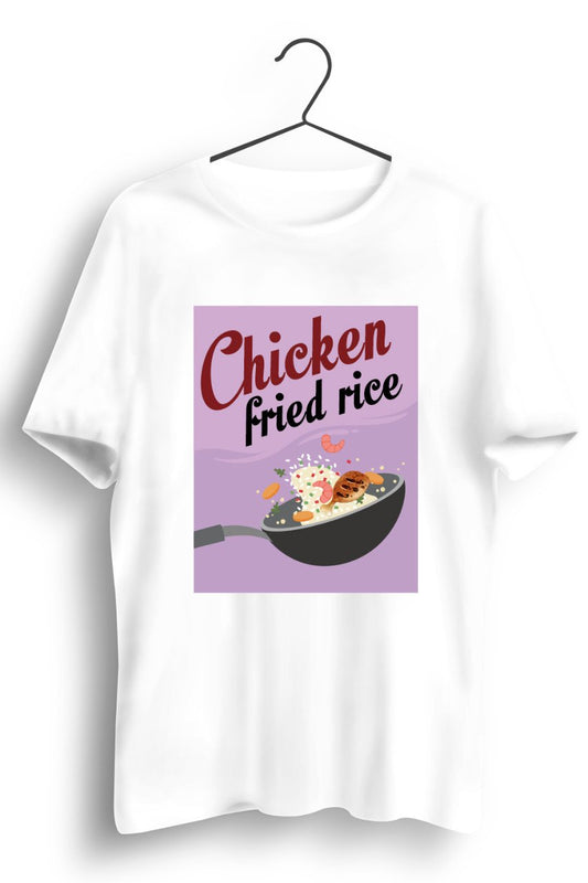 Chicken Fried Rice White Tshirt
