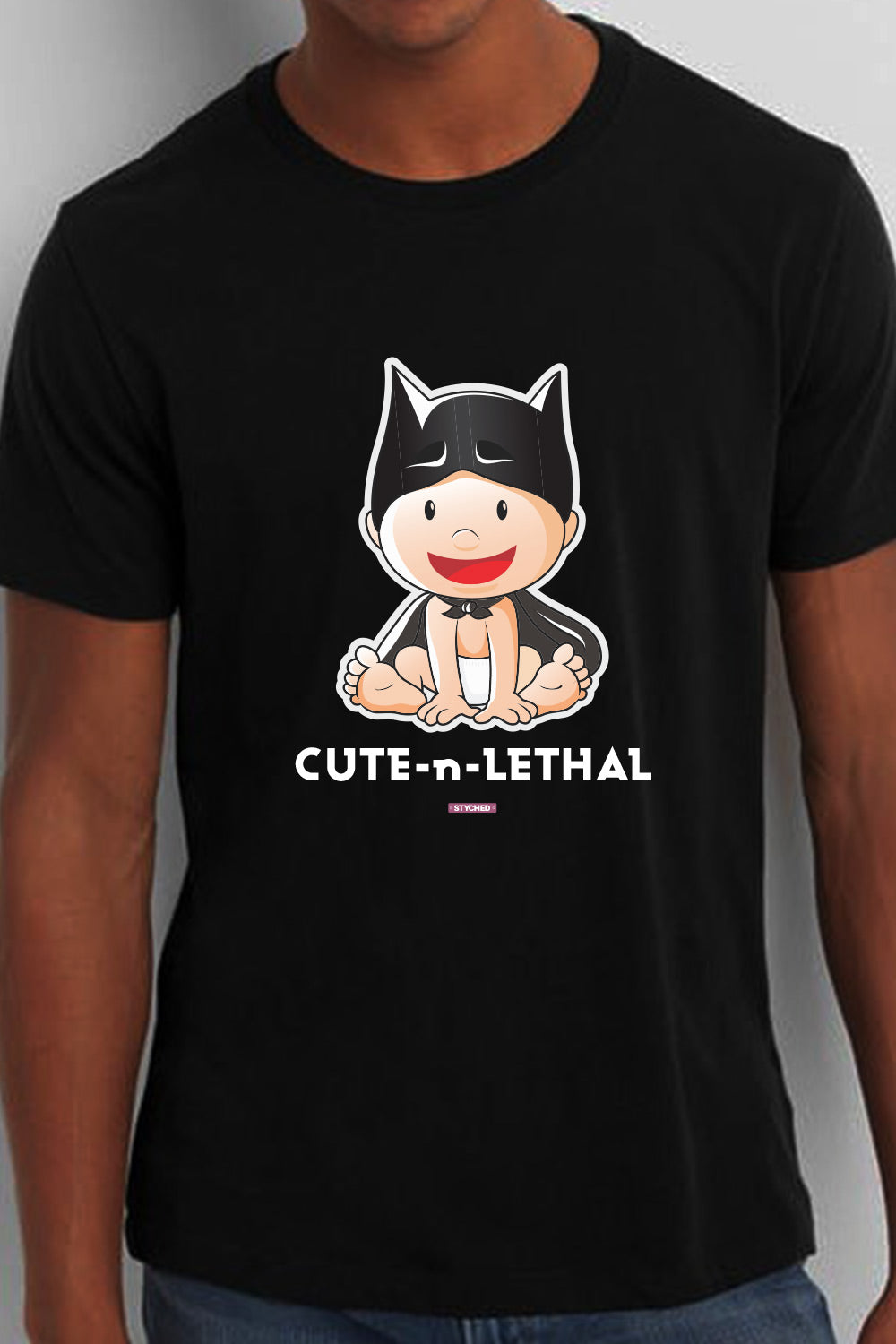 Cute-n-Lethal Black Dry-Fit T-Shirt