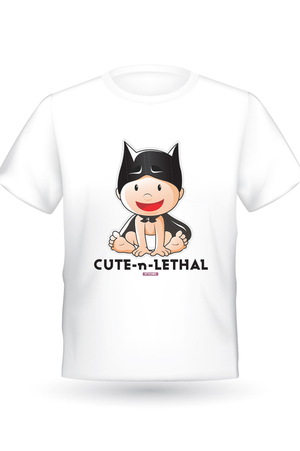 Cute-n-Lethal White Dry-Fit T-Shirt
