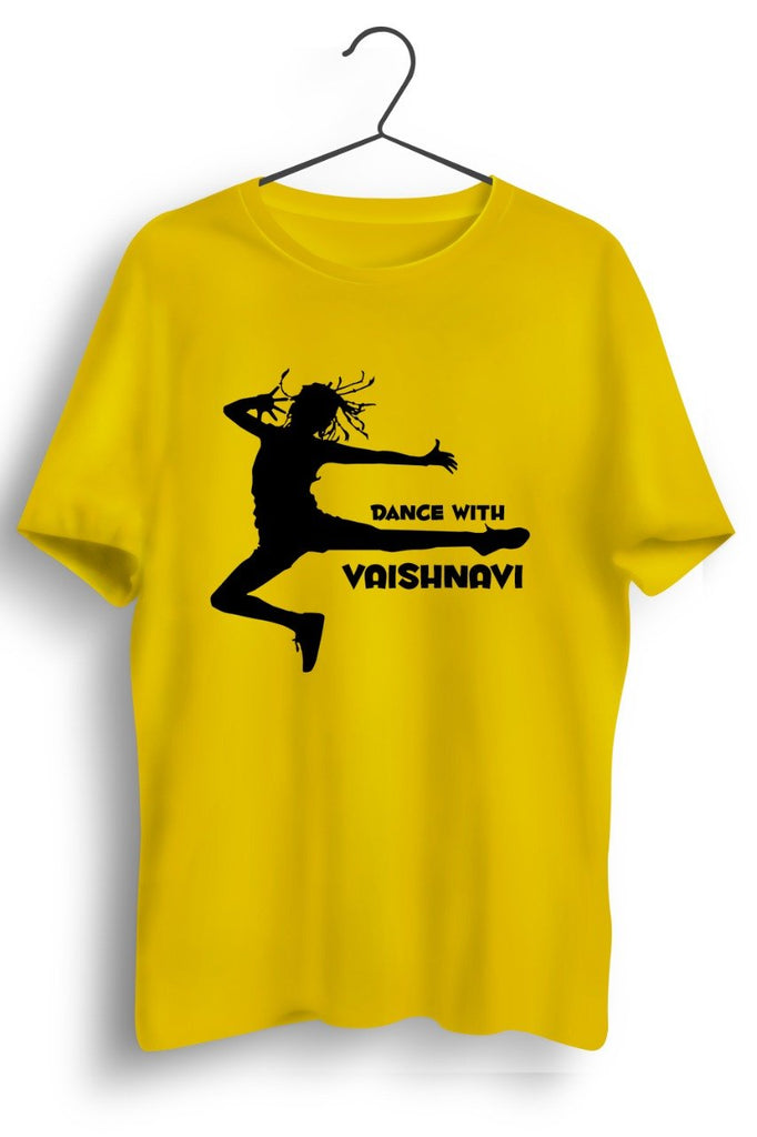 Dance With Vaishnavi Yellow Tee