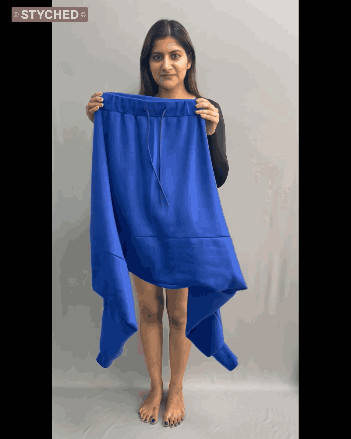 Blue Bliss Harem Sweatshirt Women
