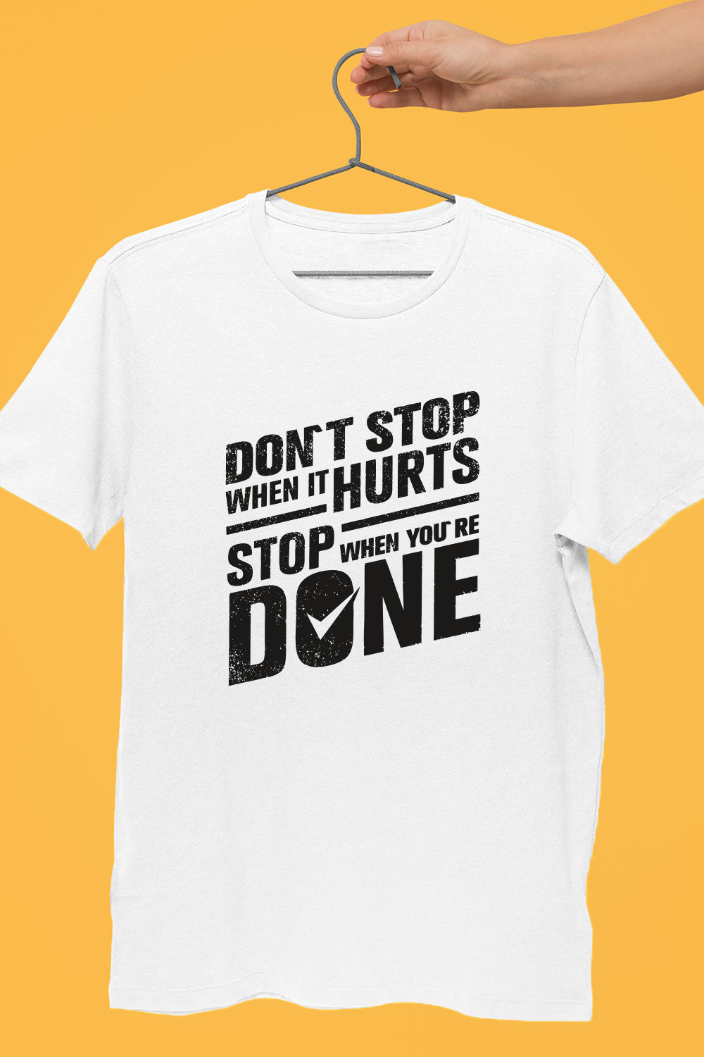 Don't Stop White Dry-Fit T-Shirt