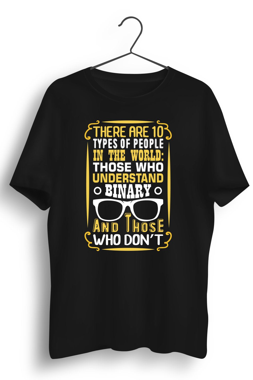 There are 10 Types of People Black Tshirt