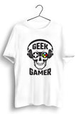 Geek Gamer White Tshirt
