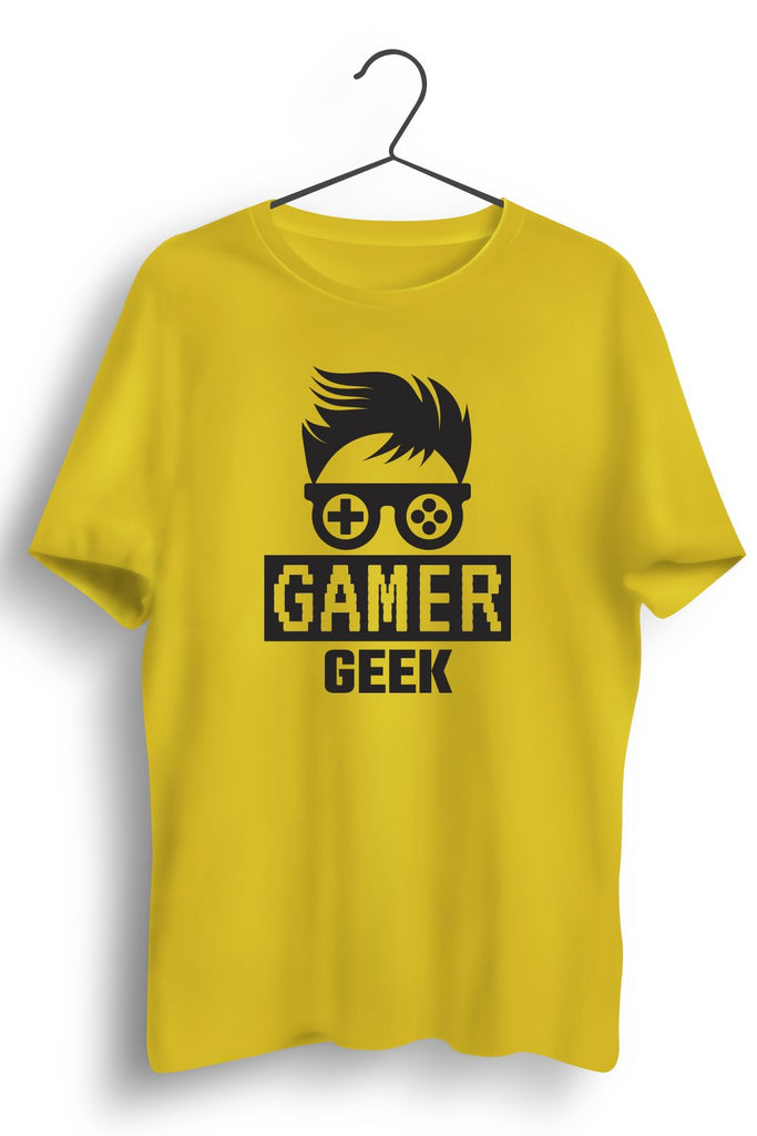 Gamer Geek Yellow Tshirt