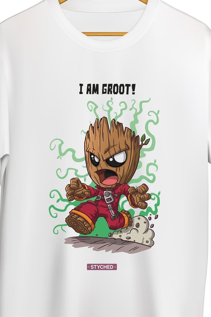 Marvel's Groot - Angry Screaming Groot Superhero Fan TShirt