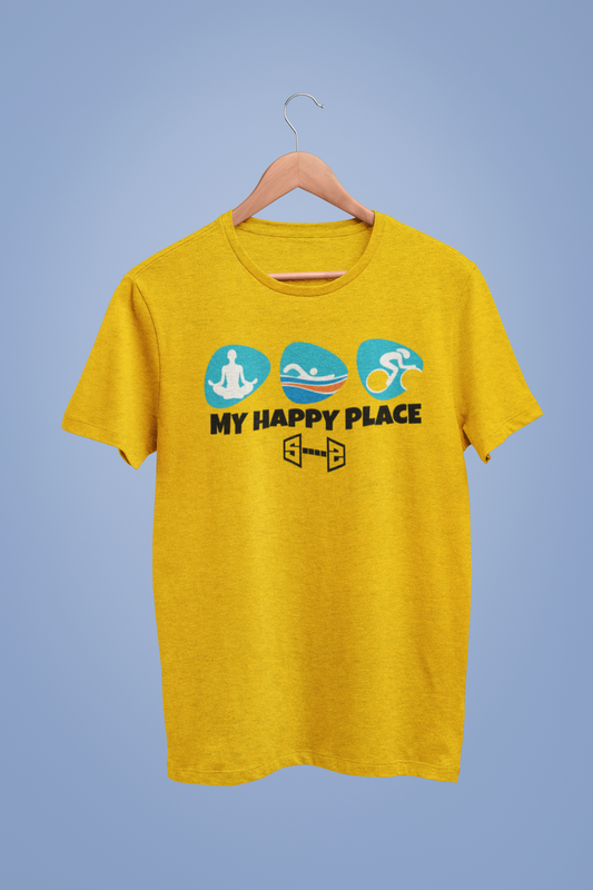 My Happy Place Yellow Tshirt