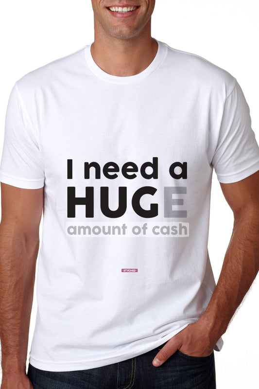I Need a Hug - Graphic T-Shirt White Color