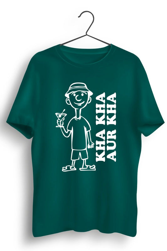 Aur Kha Green Tshirt