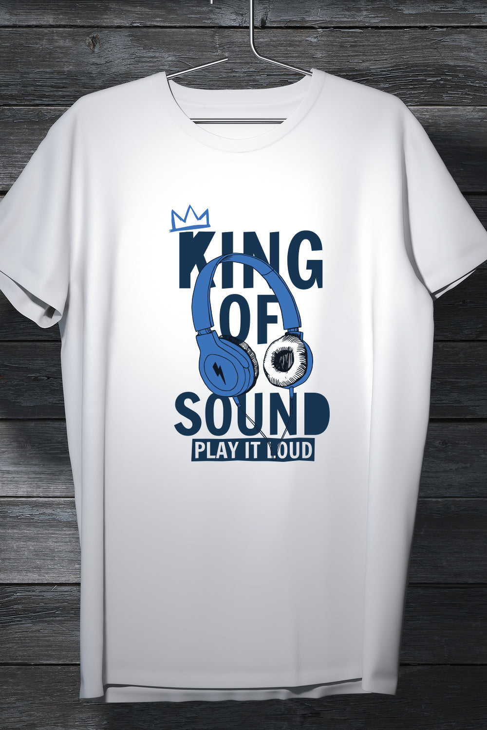 King of Sound - Play it Loud White T-Shirt