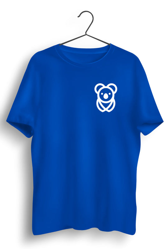 Koala Graphic Printed Blue Tshirt