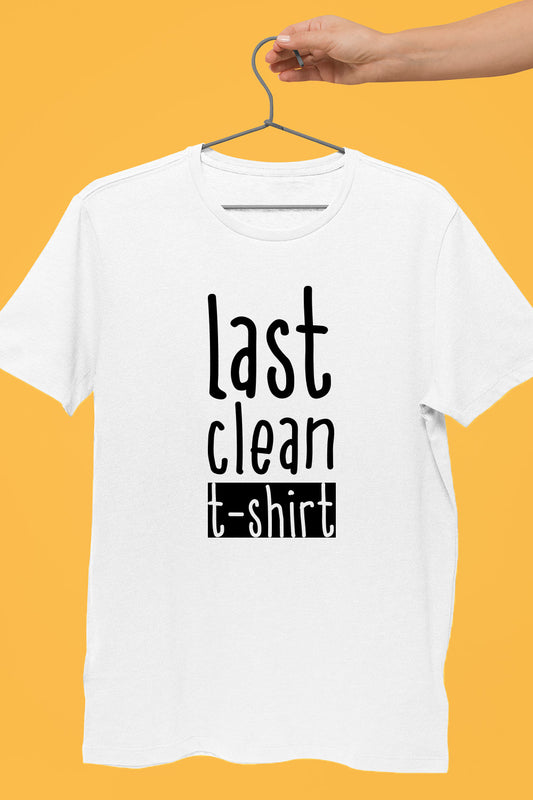 Last Clean White Tshirt