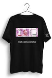 Mahatma Nirbhar Black Tshirt