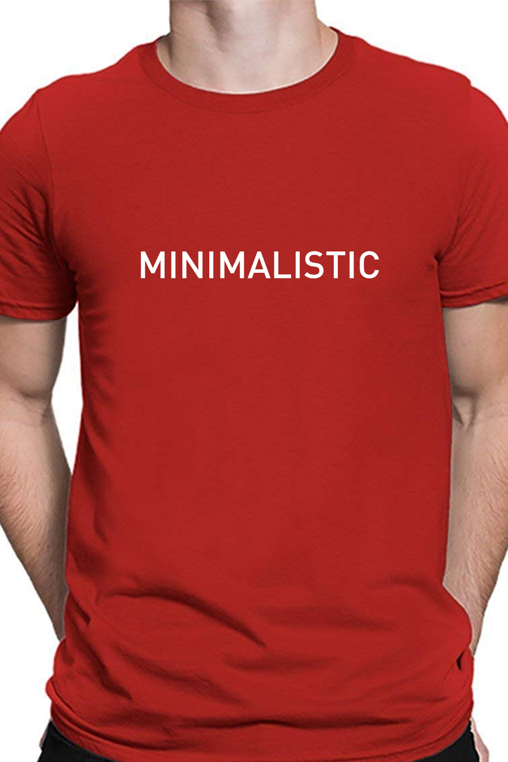 MINIMALISTIC - Red T-Shirt