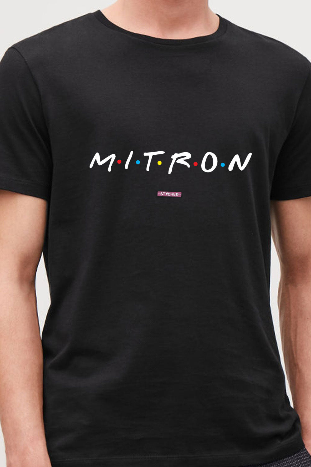 M.I.T.R.O.N - Graphic T-Shirt Black Color