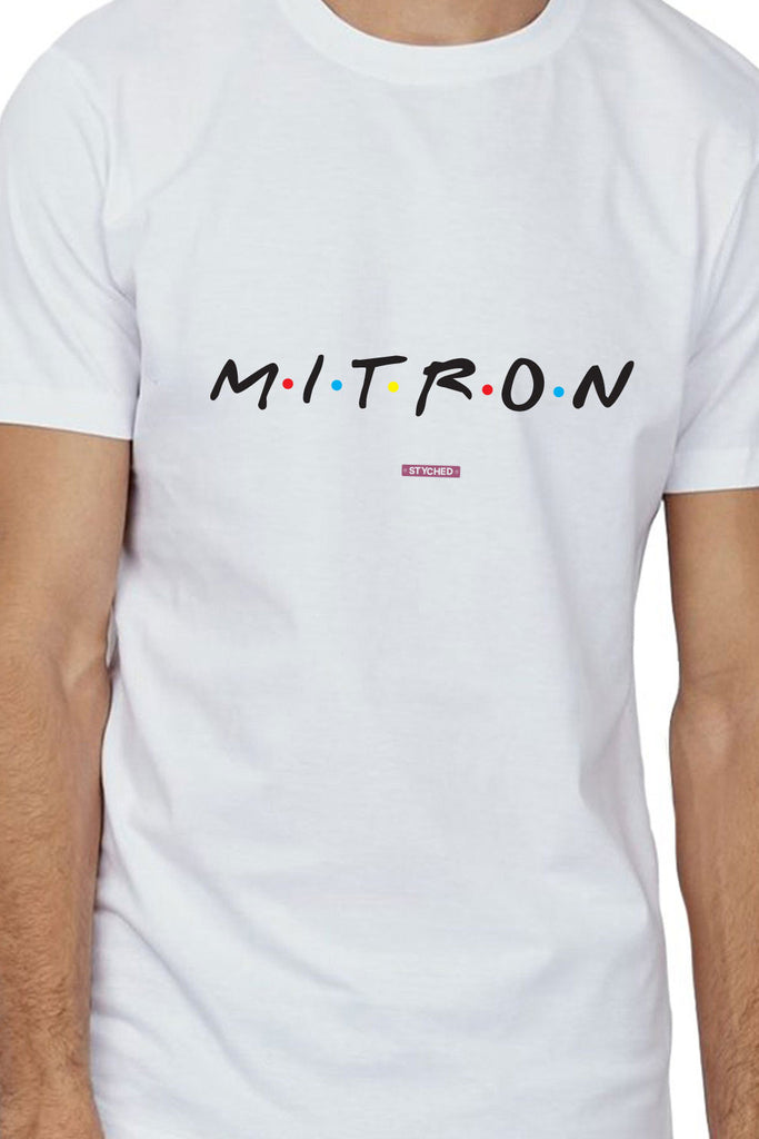 M.I.T.R.O.N - Graphic T-Shirt White Color