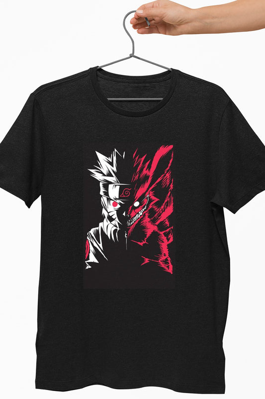 Naruto Kyuubi Black Tshirt