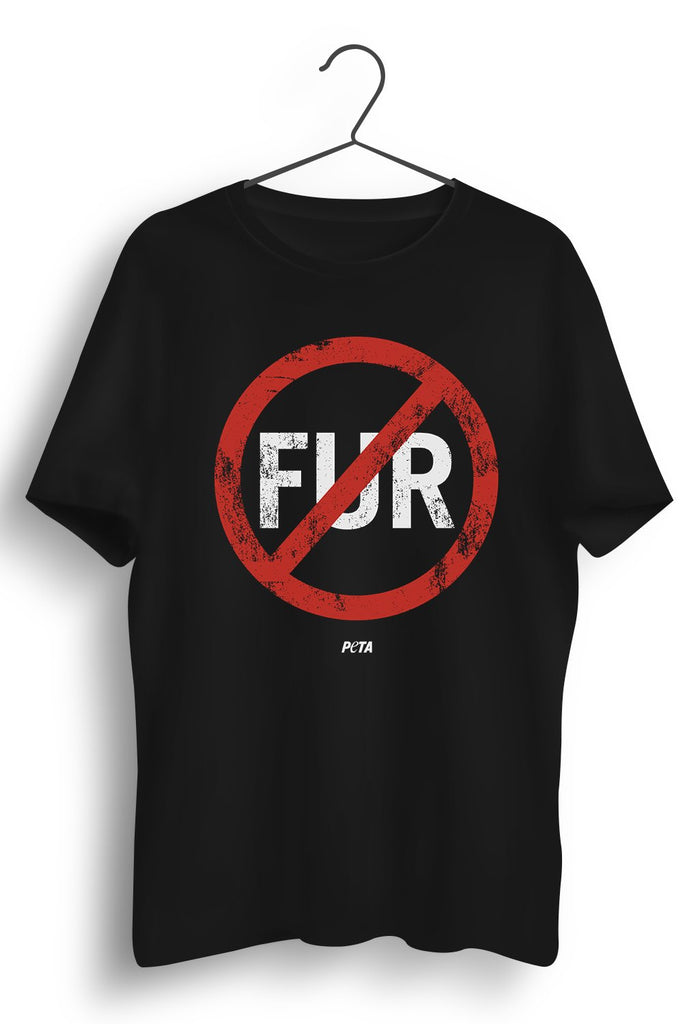 No Fur Black Tshirt