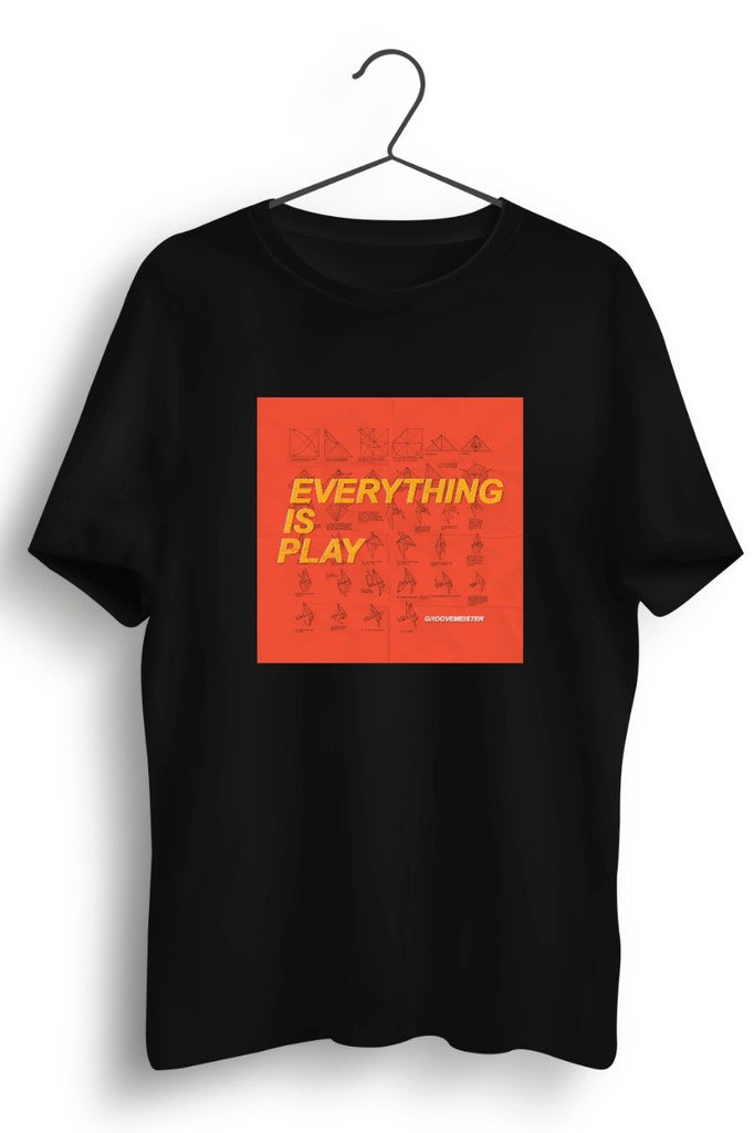 Everything Is Play Album Artwork Black Tshirt