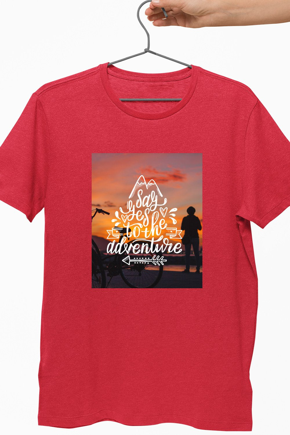 Say Yes To The Adventure Red Tshirt