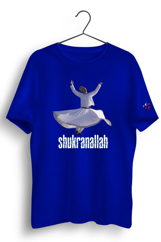 Shukranallah Blue Tshirt