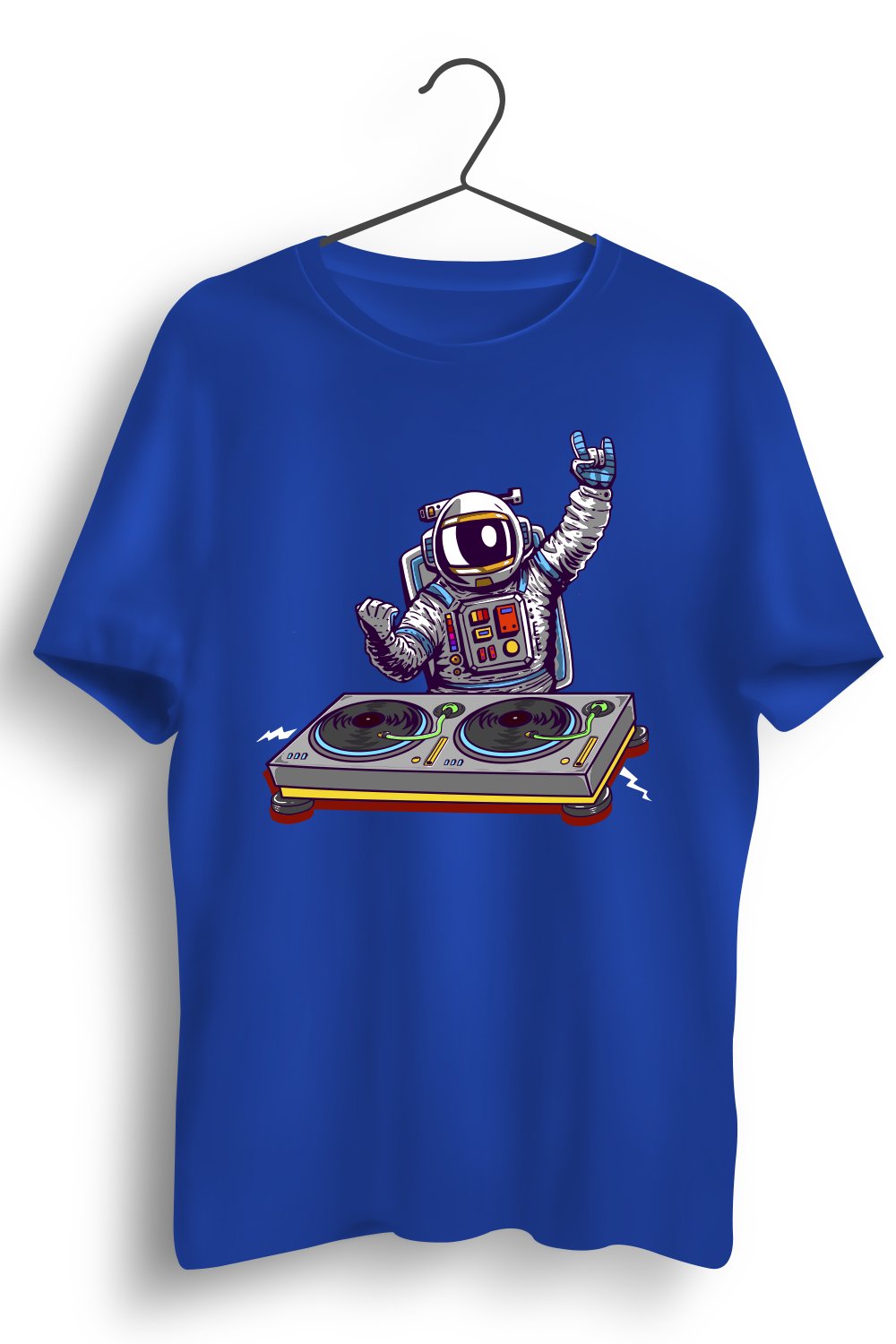 Space Jam Graphic Printed Blue Tshirt