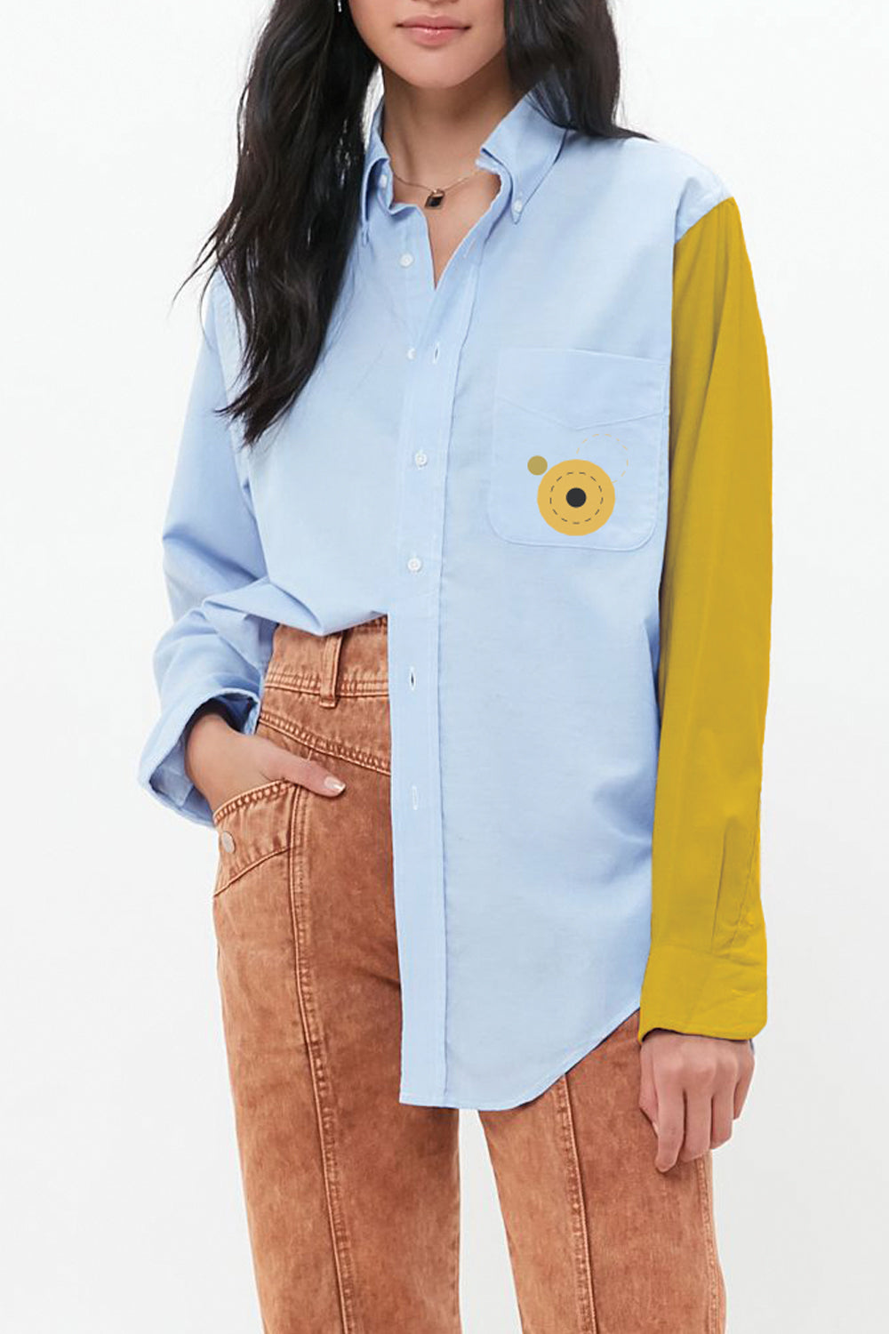 Tornstee Blue and Yellow Shirt