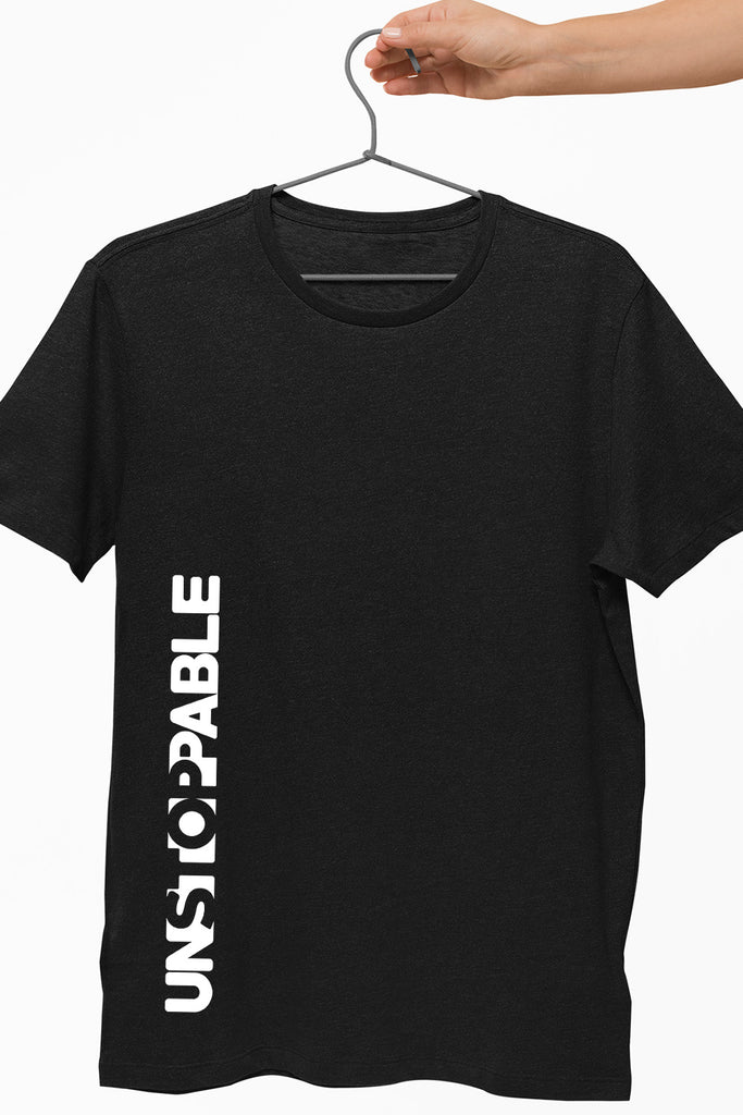 Unstoppable Black Dry-Fit T-Shirt